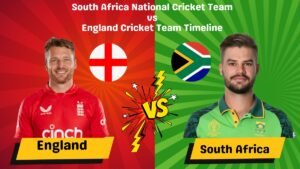 South Africa National Cricket Team vs England Cricket Team Timeline